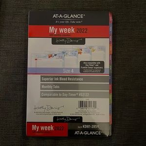 Week at a glance 2022 refill
